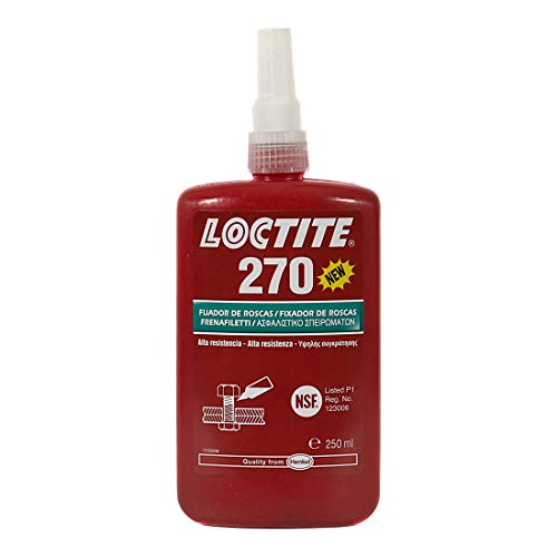 Loctite Threadlocker 270 freinfilet vert haute résistance 250 ml évite la corrosion des vis