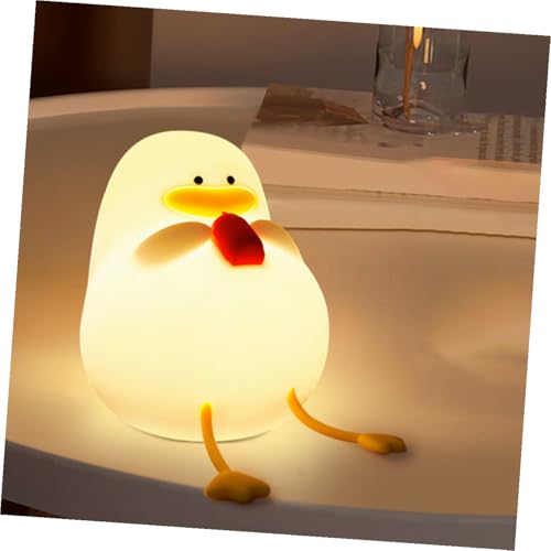 Lámpara de mesa noche Pato silicona recargable miniatura 7