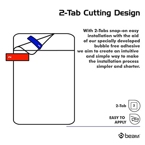 [2-Pack] Beam Crystal Shield Screen Protector For Amazon Kindle Fire Hd 10 (7Th Generation – 2017 Release) [Case Friendly], (Replacement Guarantee) (Anti-Glare) #TOP5