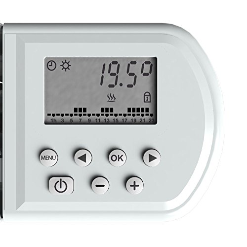 cayenne nelia15 nelia radiateur à inertie, 1500 w, blanc brillant