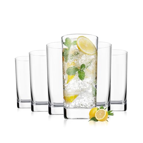 OUWO 13oz Tall Drinking Glasses