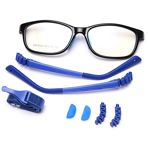 kachawoo Square Silicone Glasses for Kids Boy TR90 Pink Girl Optical Children Ultraligt