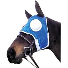 Intrepid International Horse Mask Full Cup Blinker Hood - Adjustable Polyester Training Mask for Racing, Eye Injuries, Reduce Distractions - One Size Blinders