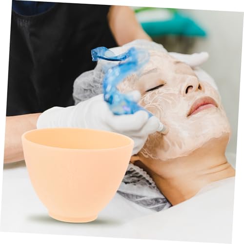 2 piezas de tazones de silicona para mascarillas faciales miniatura 5