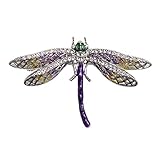 1. Material: Legierung. Neue modische/Vintage Style Kragen zarte Brosche Anzug Brosche für Frauen, Insekt, Q