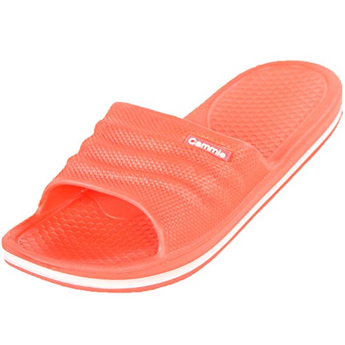 Cammie Women's Comfort Slip On Coral Slide Sandals 8 B(M) US