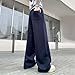 Fleece Lined Sweatpant for Girl Winter Straight High Waist Thermal Pant Fashion Comfort Casual Trouser Pocket (6-13 Years) Navy