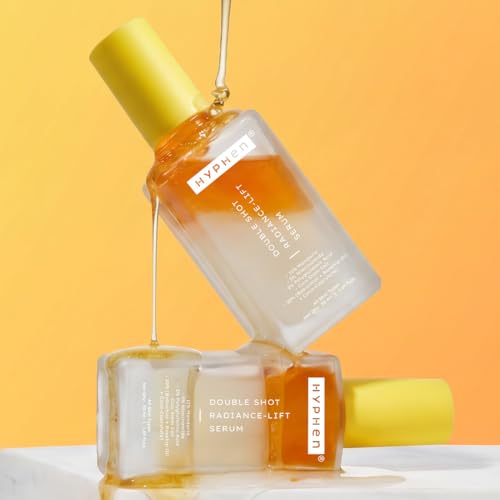 Image of Hyphen 18% Brightening + 20% Collagen Face Serum | Double Shot Serum with 11% Mandarin 5% Niacinamide 2% PGA & Bakuchiol | Summer Skincare | Brightening, Hydrating & Collagen Boost for Dry Skin - 50ml