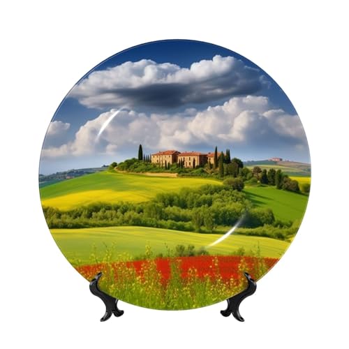 Assiette décorative pour la maison et le bureau Tuscany Spring 17,8cm - 2