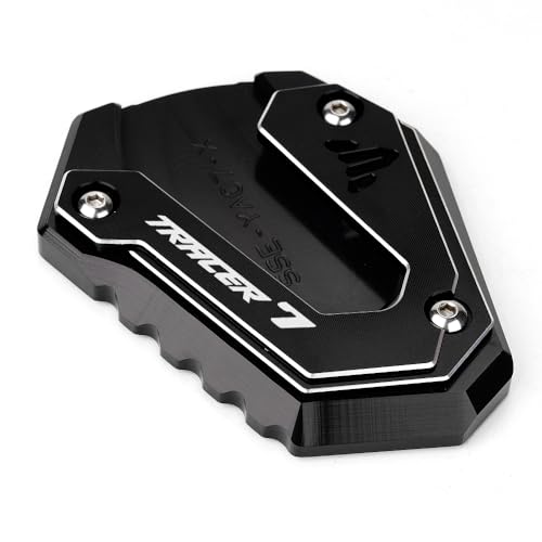 Tracer7 béquille moto stable sur sol meuble et goudron chaud - 4