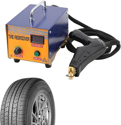 XINRISHENG 1000W Iron Tire Groover Cutter Tyre Grooving Tool Tire Regrooving Iron Cutter Kit, Professional Tire Rubber Groover Machine
