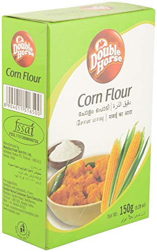 Image of Double Horse Natural Corn Flour- 150 gm Pack of 3|Cholam Powder | Makkai Ka Atta |Fibre Rich| Maize Flour |Rich in Vitamins|Gluten Free