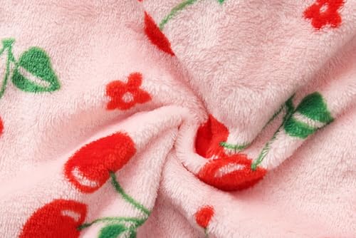Image of Kids Hooded Bathrobe Girls Soft Plush Hooded Flannel Pajamas Sleepwear Boys Spa Robe