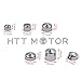HTTMT MT247-002-CD Chrome Bolts Toppers Caps Compatible with 1996-2006 Harley Road King Twin Cam Flh Model