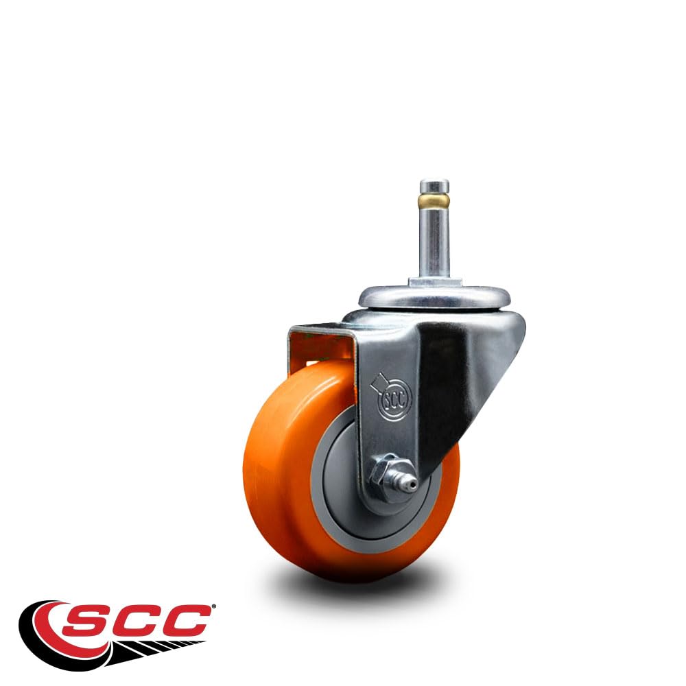 Service Caster Brand Replacement for Colson Caster 2.03351.92 MTG7 - Polyurethane Swivel Grip Ring Stem Caster with 3