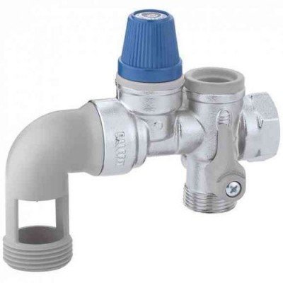 Grupo seguridad 1 'Orizz. X Calentador Cod.Caleffi 526161
