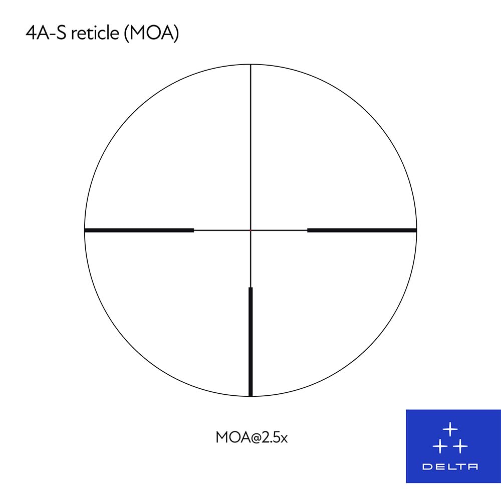 Delta Titanium HD 2.5-15x50 IR SideFocus (4A Reticle)