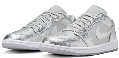 Jordan Damen Air 1 Low SE Metallic Silver/Photon Dust (FN5030 001) - 7,5, Metallic-Silber/Photonenstaub, 7.5