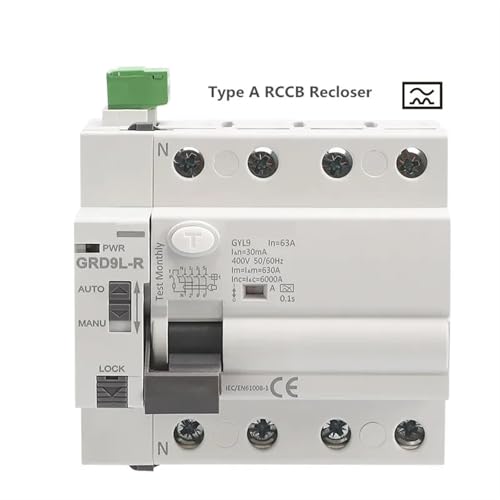 Disjoncteur différentiel réenclencheur automatique Type A 4P 40A 300mA - 2