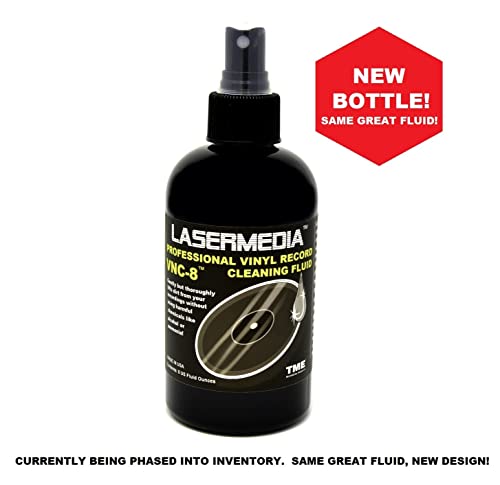 Vinyl Record Cleaning Solution Fluid Professional 8 Oz (237 Ml) Spray Bottle Vnc-8 Made In Usa Lasermedia By Tme #TOP1