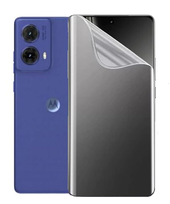 Image of BLACKSHEEP Matte Screen Protector for Motorola G85 (Pack of 1) Membrane Case Friendly Full Edge to Edge Screen Coverage & Installation Kit