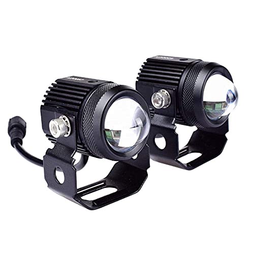Image of PROTAPER LED Fog Light Work Lamp with Hi /Low, Cars and Motorcycles (White & Yellow) 2Pcs