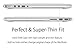 UESWILL Matte Hard Case Cover Compatible with MacBook Pro (Retina, 15 inch, Mid 2012/2013/2014/Mid 2015), Model A1398, NO CD-ROM, NO Touch Bar, Clear