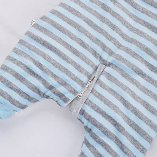 Baby Schlafsack mit Füßen und Langarm Schlafanzug 3.5 Tog Baumwolle mit Abnehmbaren Ärmel Tragbare Decke für 9-24 Monate - Image 6