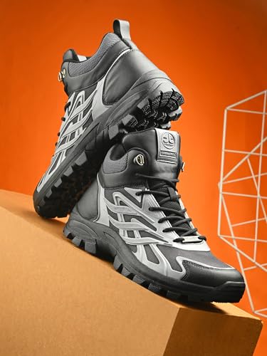 Image of OFF LIMITS RAFTAR Men's Waterproof Hiking Shoes: Lightweight, Breathable, and Ideal for Outdoor Trekking, Mountaineering, and Trail Adventures