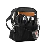 [CARRY ALL BEFORE ONE] 多機能 ナースポーチ ウエストバッグ マチ拡張可能 ダブルジッパー 3way ショルダー マチ付き 文具 工具バッグ 作業用 業務用 看護 介護 事務 ベルト付き 撥水 防傷 11ポケット Sサイズ ブラック
