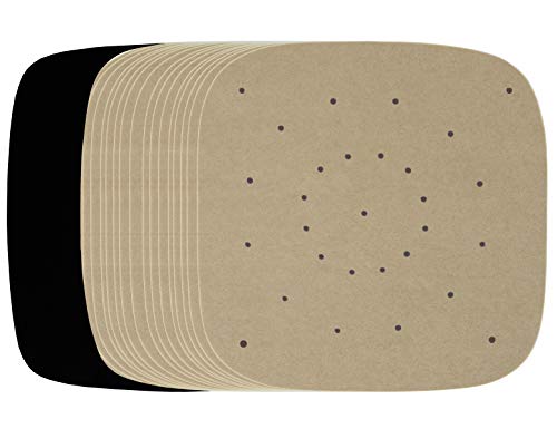 Air Fryer 100pcs Parchment Paper Compatible with Power Airfryer Oven, Ninja, Paula Deen, Dash, Secura, Tidylife, Geek Chef, Master Culinary, Aaobosi +More | Square Pre-Cut Paper Liners for Airfryer Air Fryer 100pcs Parchment Paper Compatible with Power Airfryer Oven, Ninja, Paula Deen, Dash, Secura, Tidylife, Geek Chef, Master Culinary, Aaobosi +More | Square Pre-Cut Paper Liners for Airfryer