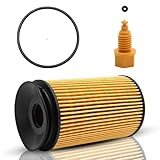 Oil Filter Kit QC000001 15208-HJ00A compatible with Mitsubishi Fuso Canter 2012 2013 2014 2015 2016