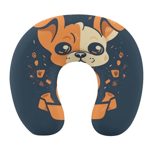 Almohada viscoelástica 30 cm x 25 cm para viaje miniatura 1