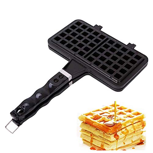 Waffeleisen Antihaft Sandwichmaker Kontaktgrill Pressplatte Backwerkzeug Haushalt Küche Aluminiumlegierung Kuchenform Top