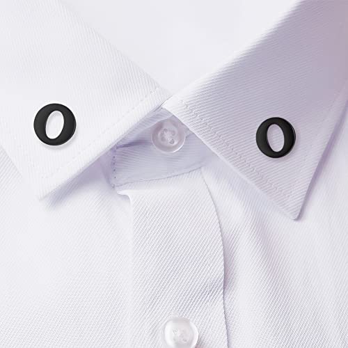Image of HONEY BEAR Initial Alphabet Letter Lapel Pins Collar Badge Brooches for Mens /Womens Shirt Dress Decoration Black