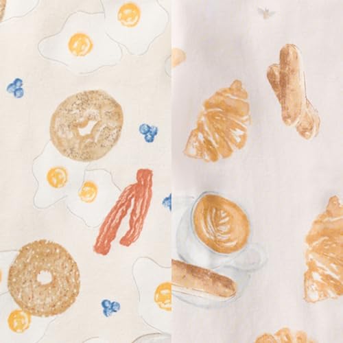 Image of Burt's Bees Baby unisex-baby Sleep & Play, Organic One-piece Romper-jumpsuit Pj, Zip Front Footed Pajama