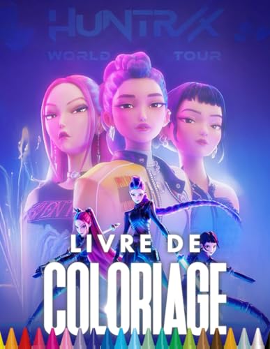 HU’N-TER’X SAGA: Livre de coloriage Idoles et Étoiles Asiatiques