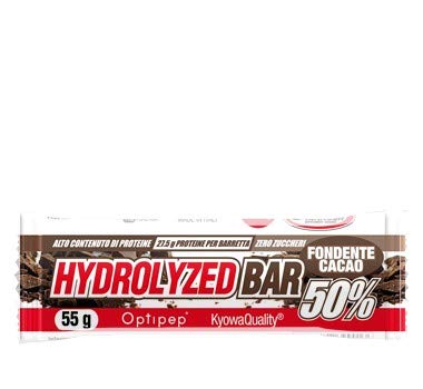 ProNutrition HYDROLIZED BAR 50% zero zuccheri 100% idrolizzate optipep (30 pz) Gusto: fondenti crunchy cacao