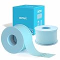 OK TAPE Silicone Medical Tape (2 Rolls) for Sensitive Skin,Waterproof Surgical Tape for Secures Dressings and Gauze,Pain-Free Removal Micropore Tape, First Aid Bandage Tape,1" x 5yd,Blue