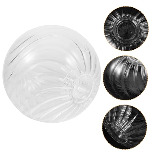 HOLIDYOYO Modern Ceiling Lamp Shade Pumpkin Pattern Glass Material Easy Install for Living Room Dining Room