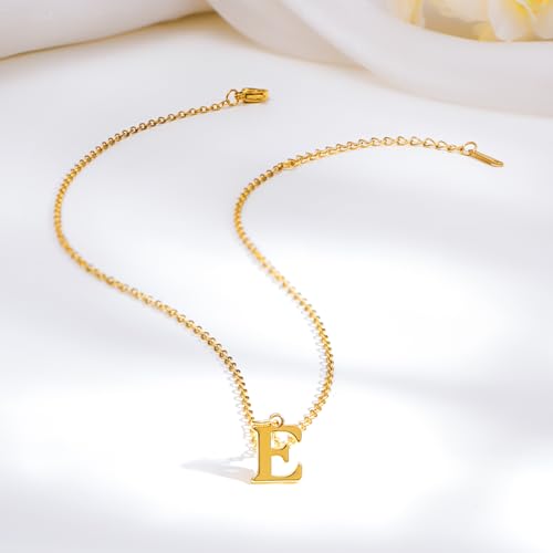 Image of Rubans Demi Fine Stainless Steel Alphabet Pendant CZ Gift for Women & Girls