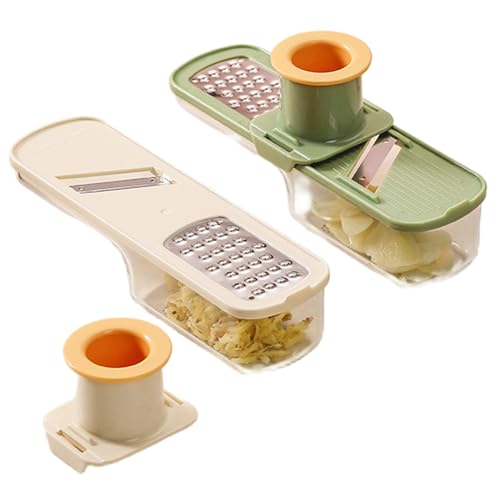 2PCS Trituradora de Ajo Multifuncional 3 en 1 miniatura 6