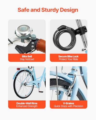 VEVOR 7-Speed Beach Cruiser
