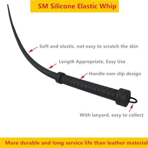 Image of 25 inch Horse Whip Sex Adults Silicone Horse Spanking, BDSM Sex Toy Adult Flogger Silicone Crops for Horses Sex Whip for Couples