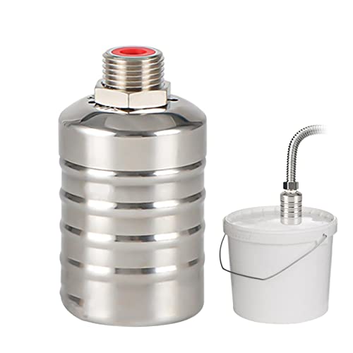 Vanne De Contrôle Automatique du Niveau d'eau Vanne À Flotteur Automatique Robinet À Bille Flotteur Vanne À Bille Flottante Flotteur Niveau Eau Robinet Acier Inoxydable 1/2