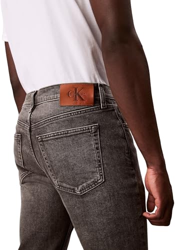 Calvin Klein Herren Jeans Hose Taper Hearst Grey Slim Fit, Grau (Hearst Grey), 28W/34L – Ansicht 3