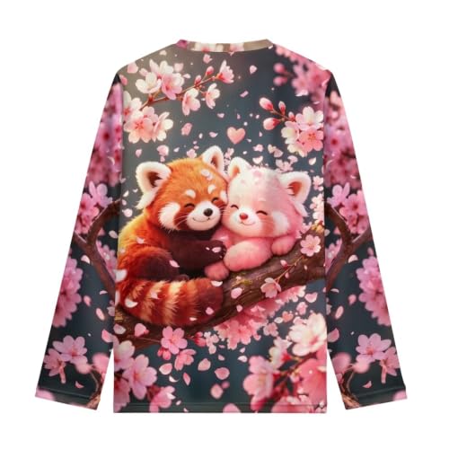 Image of WELLFLYHOM Long Sleeve T-Shirt for Boys Girls 3-16 Years Old Tee Tops Crewneck Pullover Shirts Fall Outfits