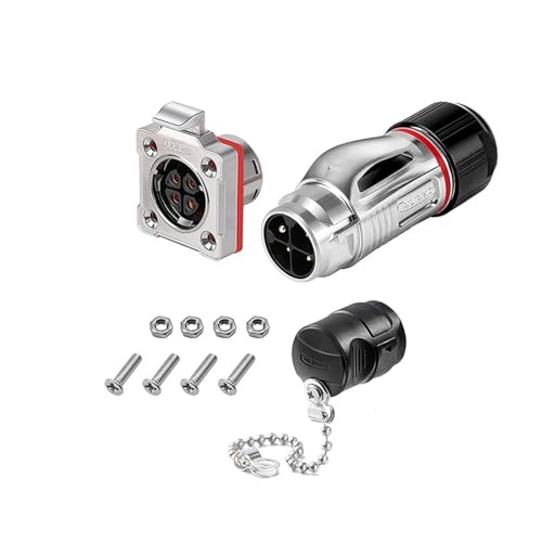 BD20 IP68 IP67 M20 �q�� 2 3 4 �s�� AC 20A 500V �n�ڃI�X�v���O���X�\�P�b�g�P�[�u���d���R�l�N�^(4Pin Set)