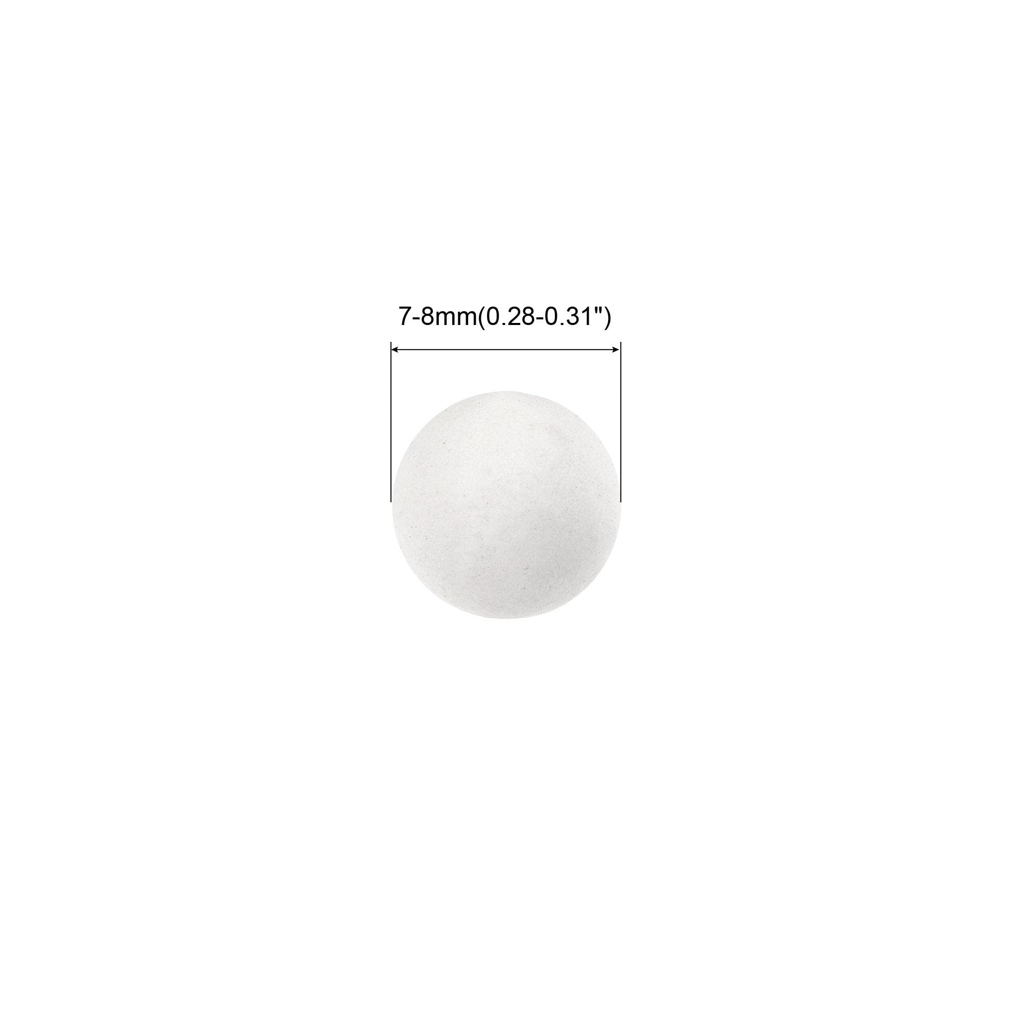 sourcing map Argile Galets 7-8mm 0.22 lbs Blanc Jardinage Pot Boules pour Hydroponique Culture Vases Fournitures Bonsai Décoration