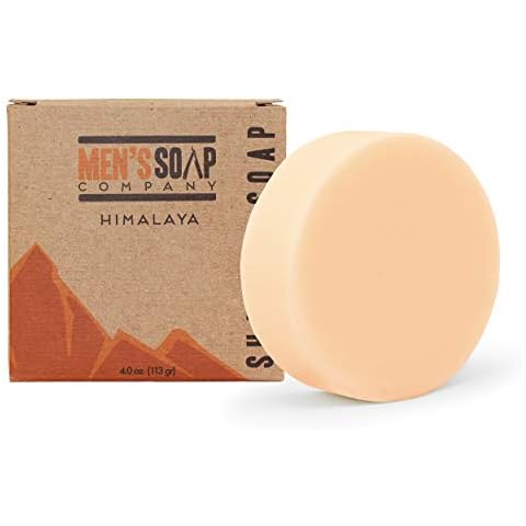 Men’s Soap Company Shaving Soap for Men and Women 4.0 oz Refill Puck Made with Natural Vegan Plant Ingredients. Shea Butter and Vitamin E Create Thick Shave Soap Lather for Skin Protection, Himalaya Cover